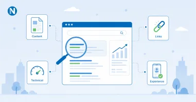 SEO elements helping search engines understand and find a website