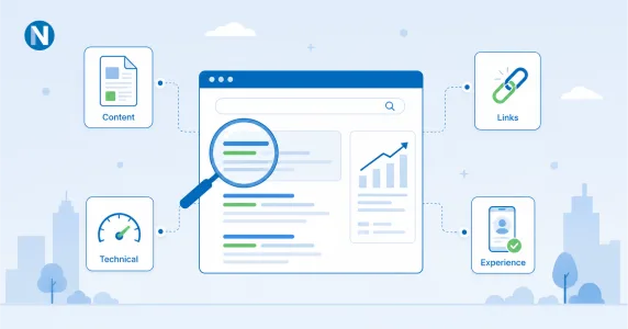 SEO elements helping search engines understand and find a website